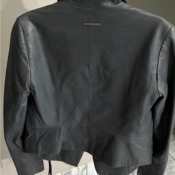 Rand new Armani Geniun Leather grey jacket - Picture 5 of 7